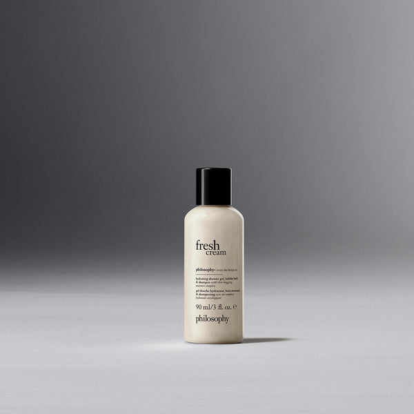 travel-size fresh cream hydrating shower gel