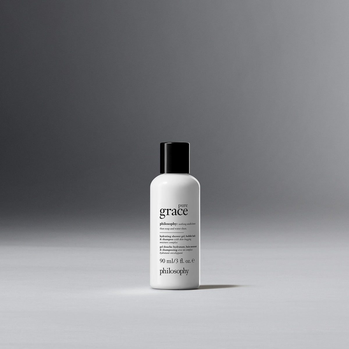 travel-size pure grace hydrating shower gel